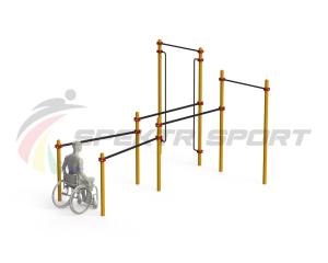 Купить Спортивный комплекс для инвалидов-колясочников WRK-D19_76mm в Луге 