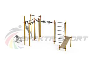 Купить Спортивный комплекс для инвалидов-колясочников WRK-D17_76mm в Луге 