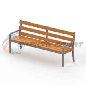 Купить Уличная скамейка со спинкой Дача в Луге 