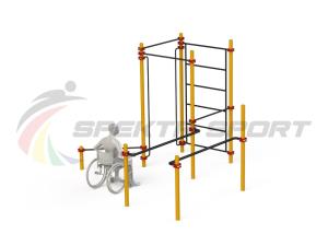 Купить Спортивный комплекс для инвалидов-колясочников WRK-D18_76mm в Луге 