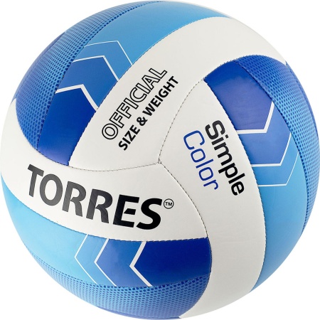 Купить Мяч волейбольный Torres Simple Color любительский р.5 в Луге 